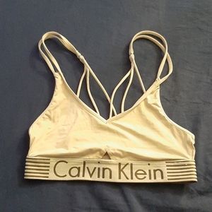 White Calvin Klein Bra